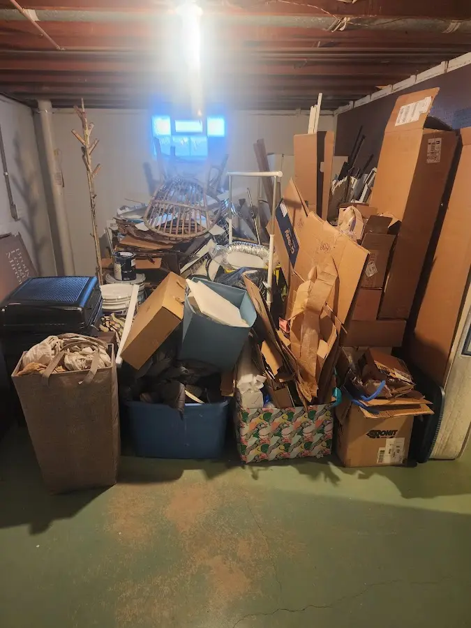 Roll-off dumpster container at job site for 20 Yard Dumpster Rental in Winter Garden